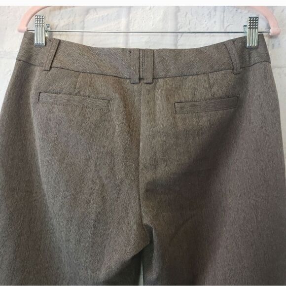 G.H. BASS & Company Wide Leg Herringbone  Trousers Brown 8 - Picture 5 of 8